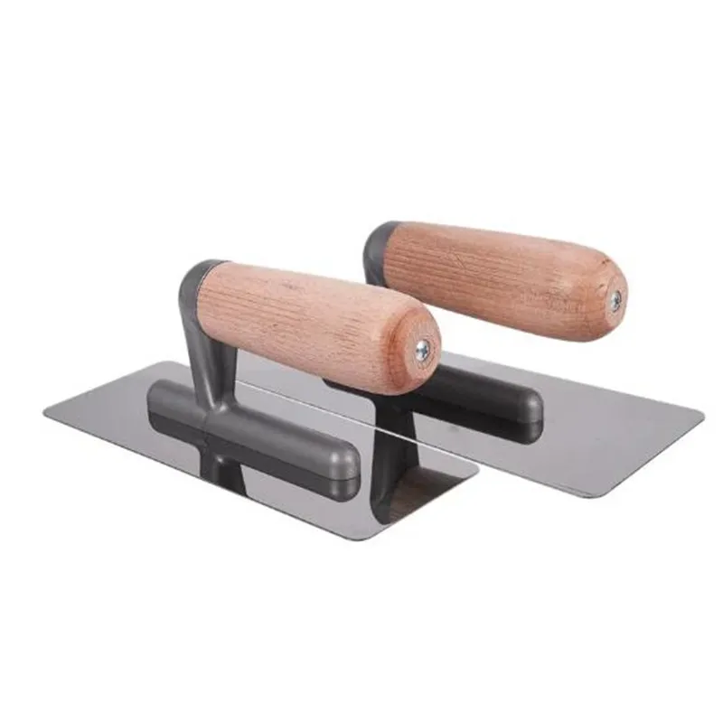 

2Pcs Stainless Steel Trowel Tool Batch Wall Shovel Tool Putty Tool Cement Finishing Concrete Trowel