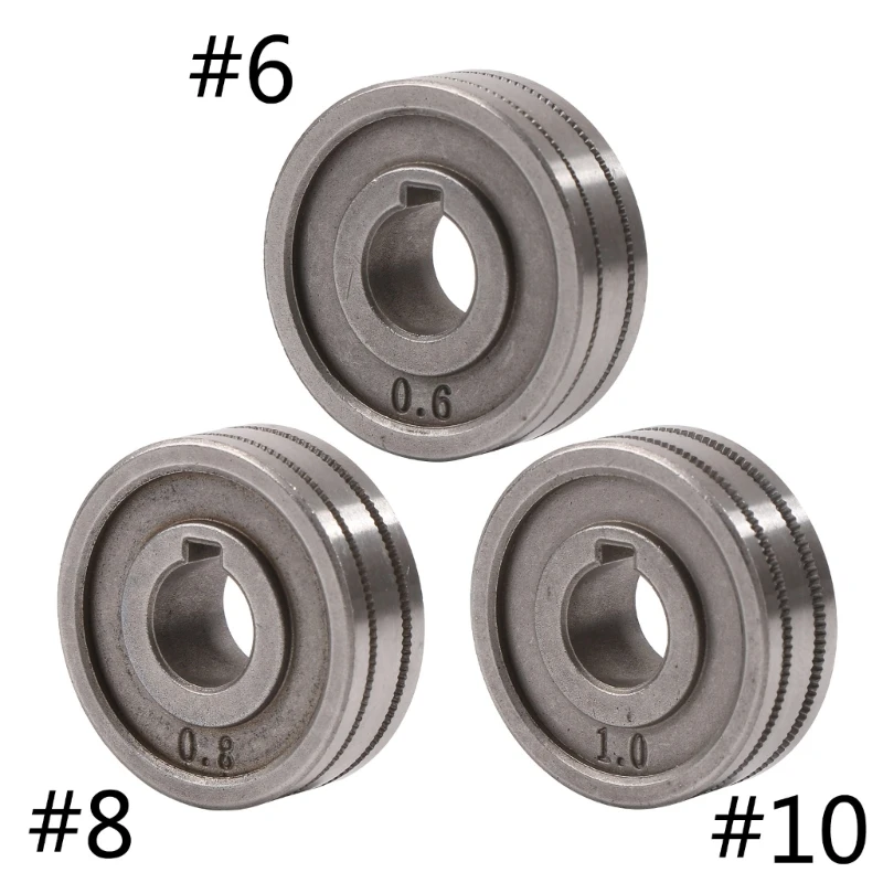 Rolo alimentador de máquina de solda MIG para máquina de solda MIG/MAG 0,8 a 1,0 mm/1,0 a 1,2 mm/0,6 a 0,8 mm K Nurl Groove E65B