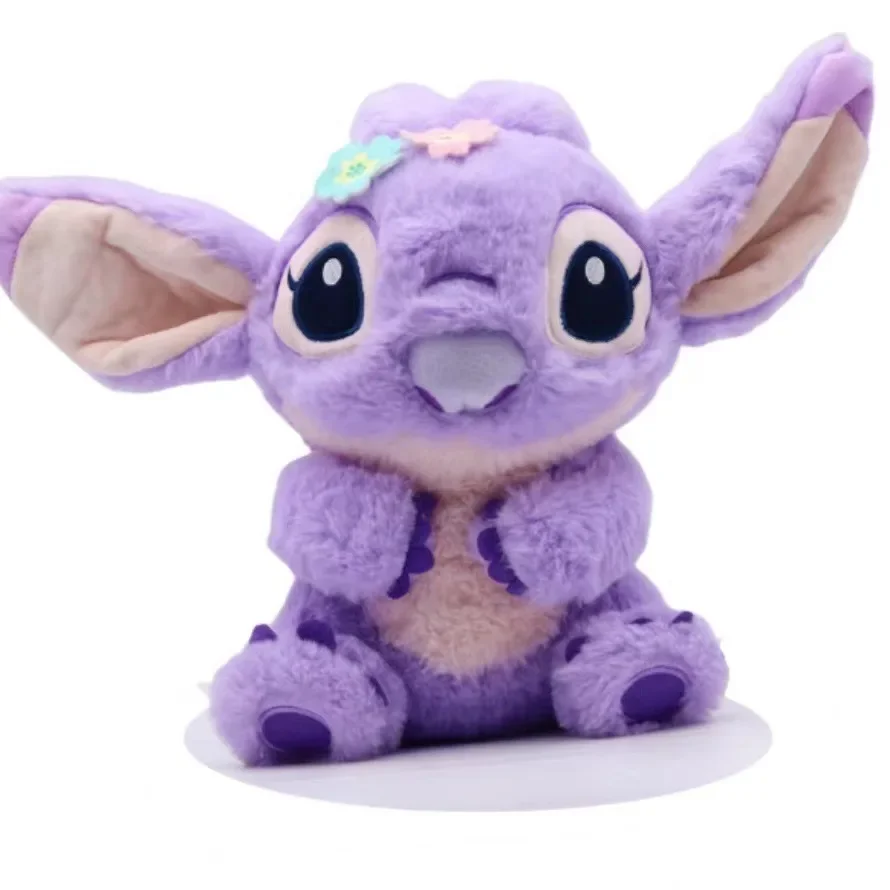 22cm Kawaii Disney Stitch Plush Toys Cartoon Anime Angel Soft Stuffed Doll Home Decor Plushie Toy Girl Birthday Gift