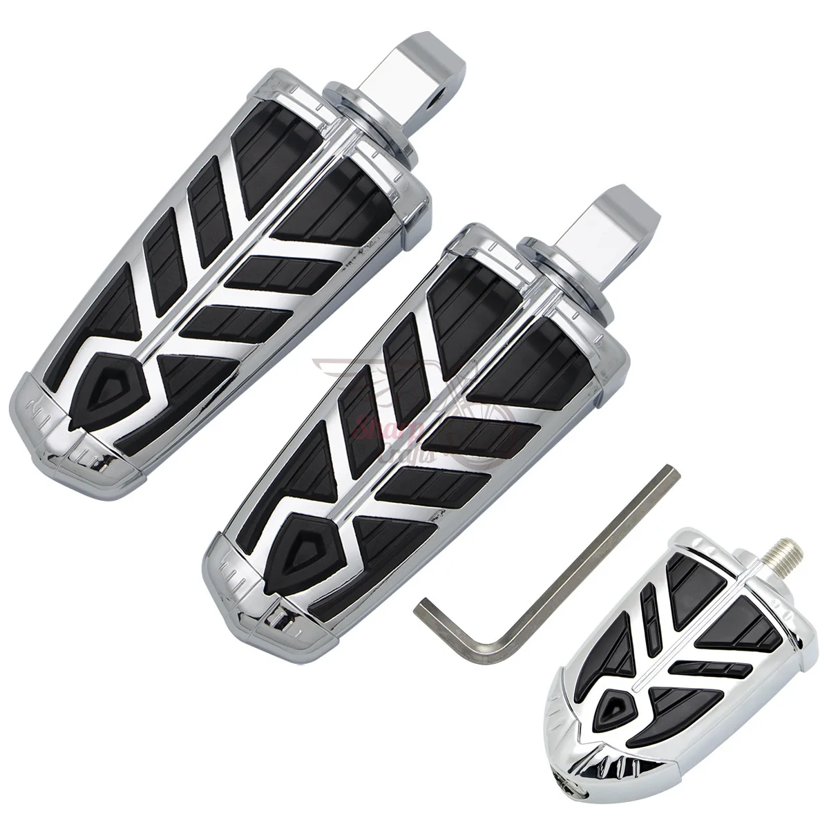 For Indian Victory Octane Scout Bobber Sixty Motorcycle Accessories Spear Front Footrests Rider Footpegs Shifter Brake Peg