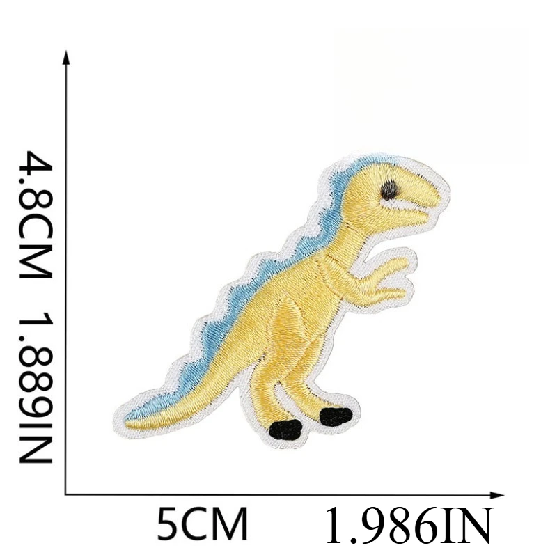 Small Animal Clothes Decoration Cartoon Mixed Embroidery Cloth Sticker Cucumber Embroidery Label Mini Flower