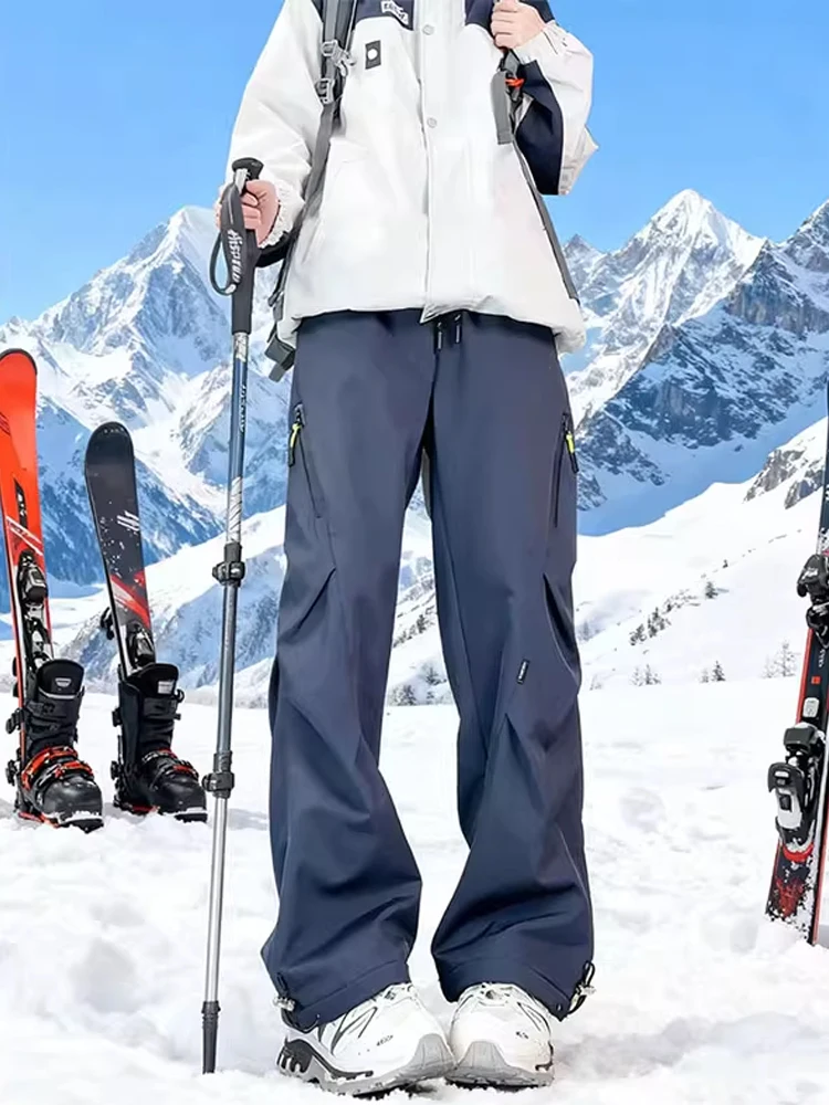 

Roy ey десантник мягкие элли лыжные брюки мужская зимняя спецодежда походные альпинистские повседневные брюки водонепроницаемые брюки...