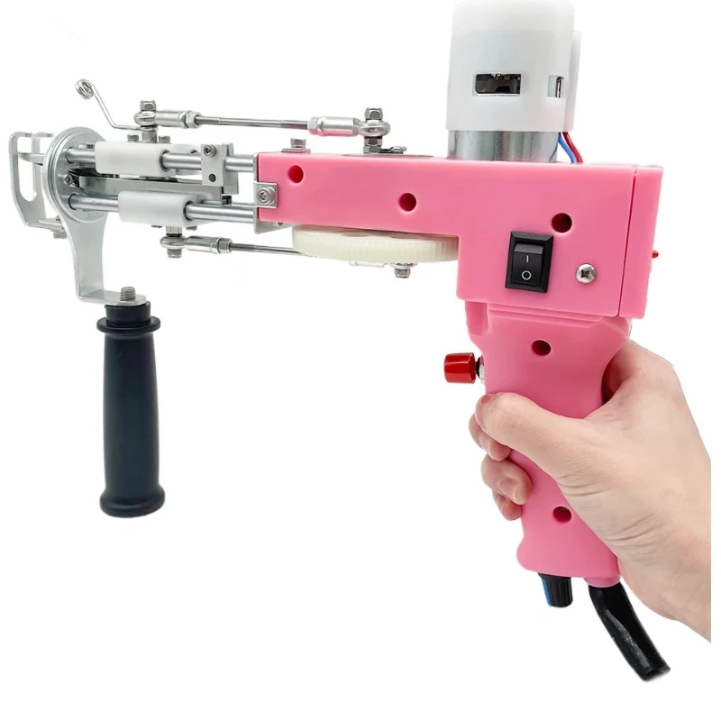 Upgraded Tufting Gun 2 in 1 Cut Loop Pile DIY Tools Electric Carpet tapis Weaving Tufting Gun Weaving Flocking Rug Machine