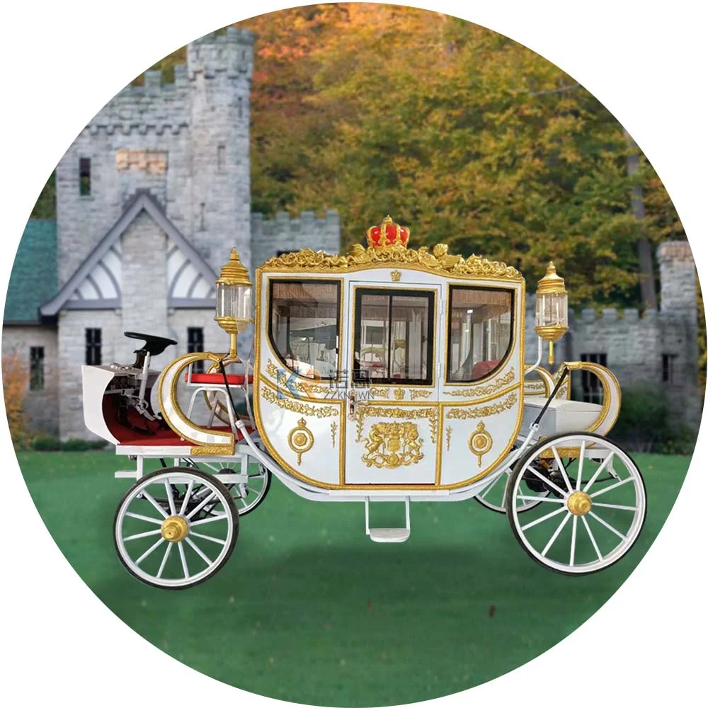 Exhibition Horse Carriage Professional Carriage Manufacturer Christmas Horse Drawn Cart cinderella Carriage