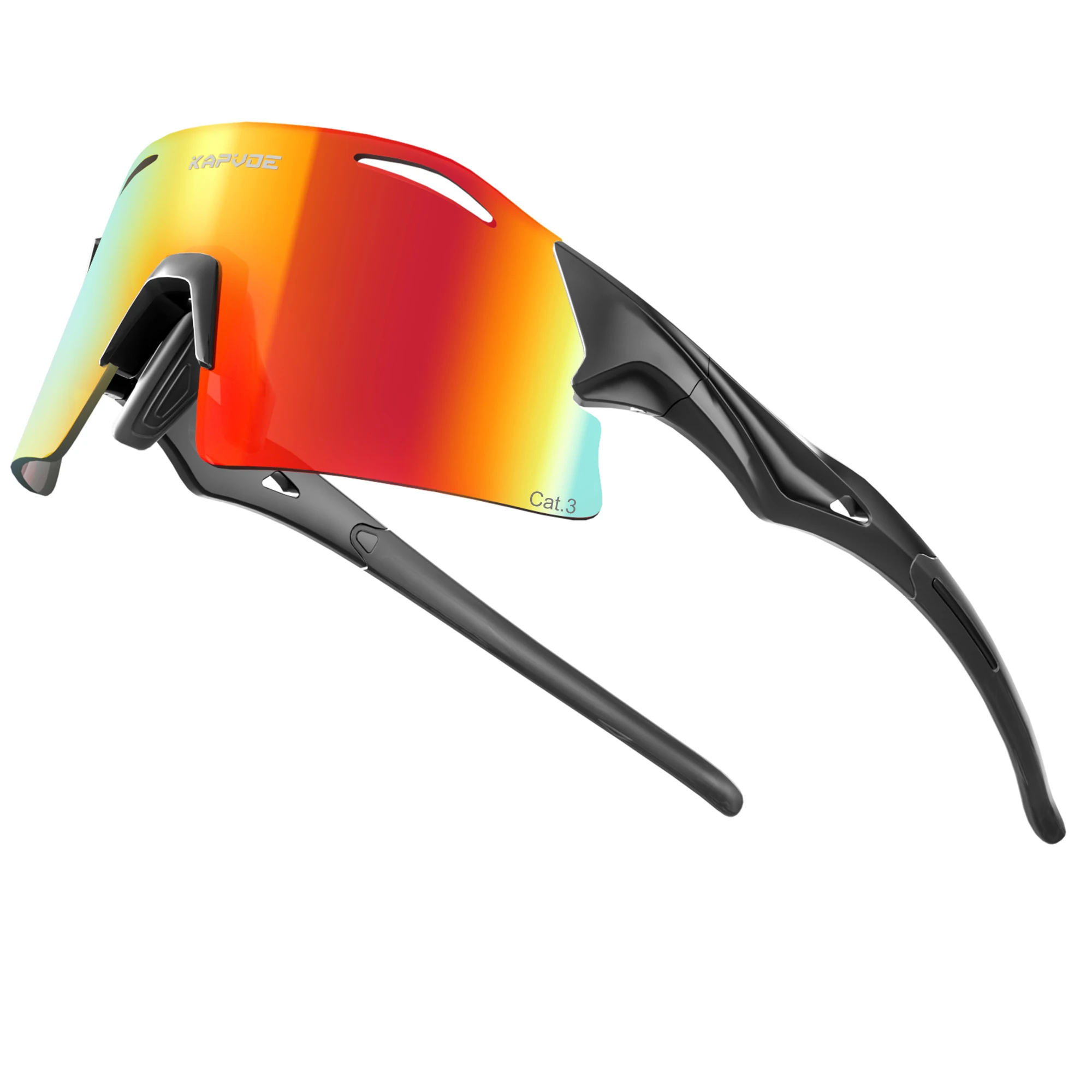 Kapvoe Cycling Glasses Fashion Sunglasses for MenUV400 Eyewear Women Bike Road Bicycle Driving Outdoor Sport Marathon Triathlon
