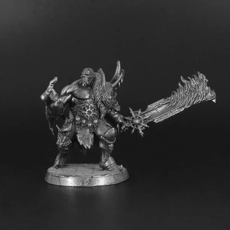 

Древняя модель солдата, фигурки, металлический Орк, воин, настольная игра, подарок на день рождения для мальчиков, миниатюрная игрушка, готовый продукт