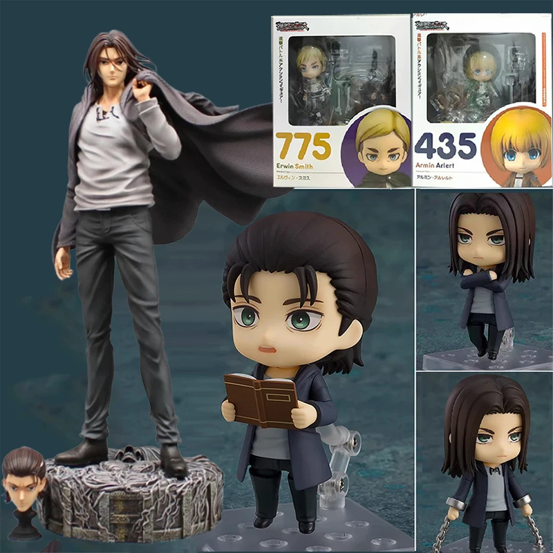 

Anime Armin Arlert Attack on Titan Levi Ackerman Figure Eren Yeager Action Figure Matikane Pretty Derby Oguri Cap Figurine Toys