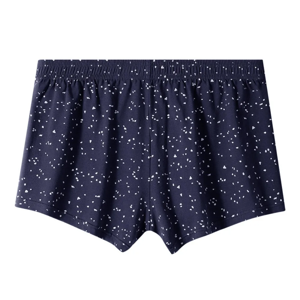 

Comfortable Solid Color Men's Cotton Underwear Spot Baggy Loose Boxers Men Breathable Underpants Boxer Briefs Daily