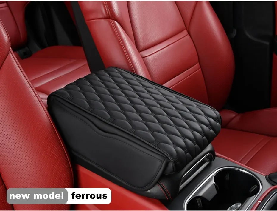 Auto Armlehne Pad Organizer Tasche Verdicken Memory Foam Anti Scratch Pads Center Konsole Auto Ellenbogen Rest Lagerung Tasche Waren – Detail 21