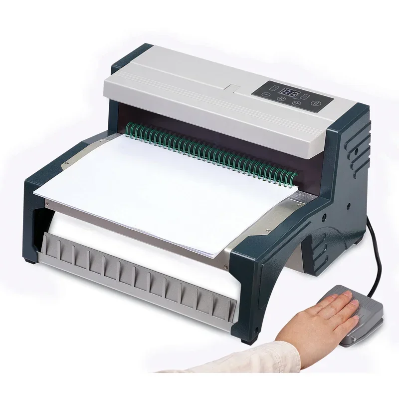 

New Intelligent Small Book Binding Machine Wire Closer Autobinder MC320