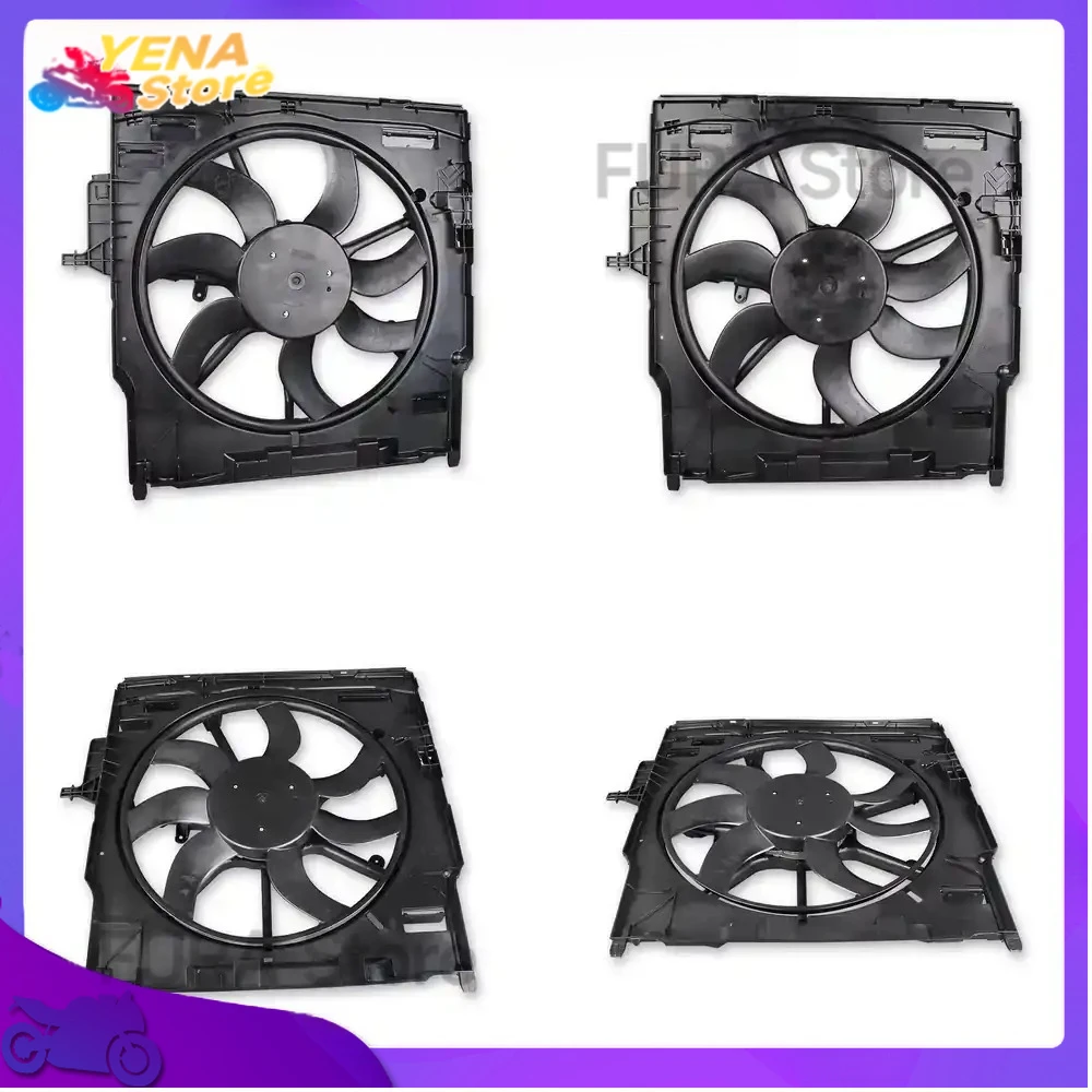 

Applicable to BMW E70 E71 F15 Condenser Fan Assembly 12V DC 600W Radiator Cooling Fan OEM Replacement for 17428618241