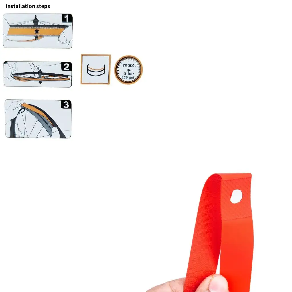 

Professional Bike Tire Insert Reinforced Build Piercing-Resistant Defense Slip-Resistant Finish Shock Absorption