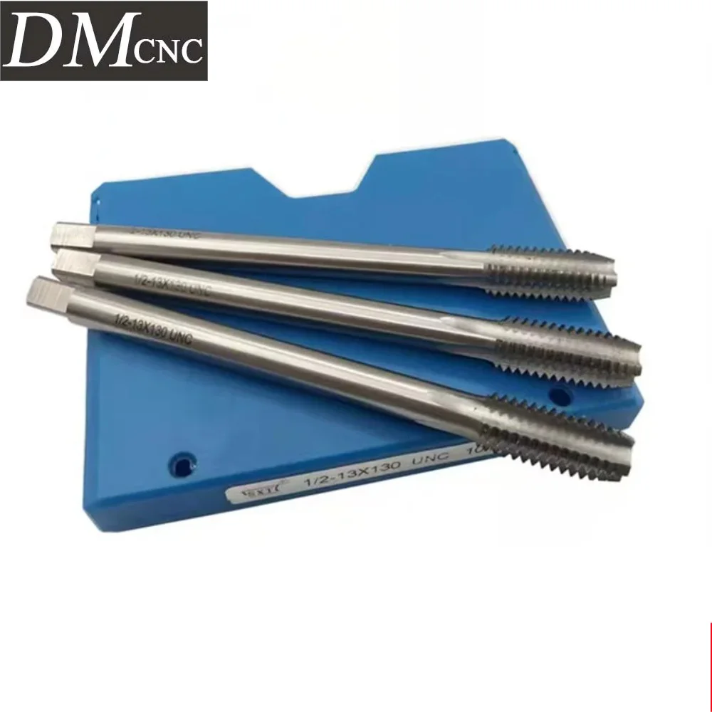 

W6542 Extended Length HSS Straight Flute Tap — US Thread UNC Long Tap 3/8"×100mm & 1/2"×130mm (W6542)