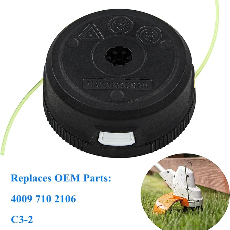 رأس تشذيب ABRE-C3-2 لرأس آكل الأعشاب Stihl FSA57، FSE52، يستبدل Autocut C3-2، 4009 710 2106