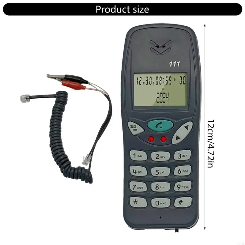 Y8AD Tampilan Penelepon Pengujian Telepon Line Communication Checking Networking Tester