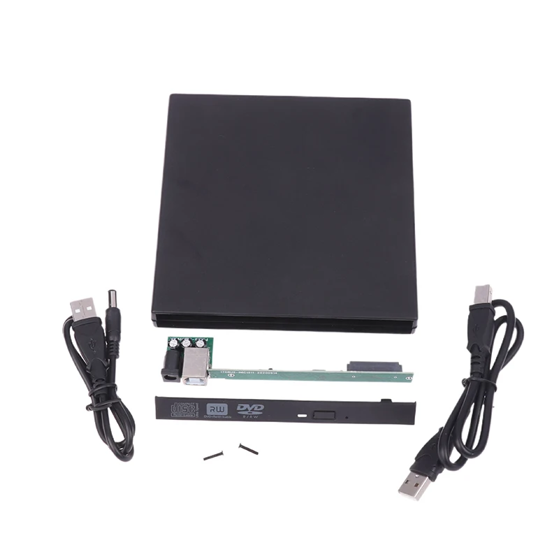 Slim USB 2.0 12.7mm IDE To External CD DVD Optical Drive Enclosure Case Laptop Laptop Optical Drive External Box