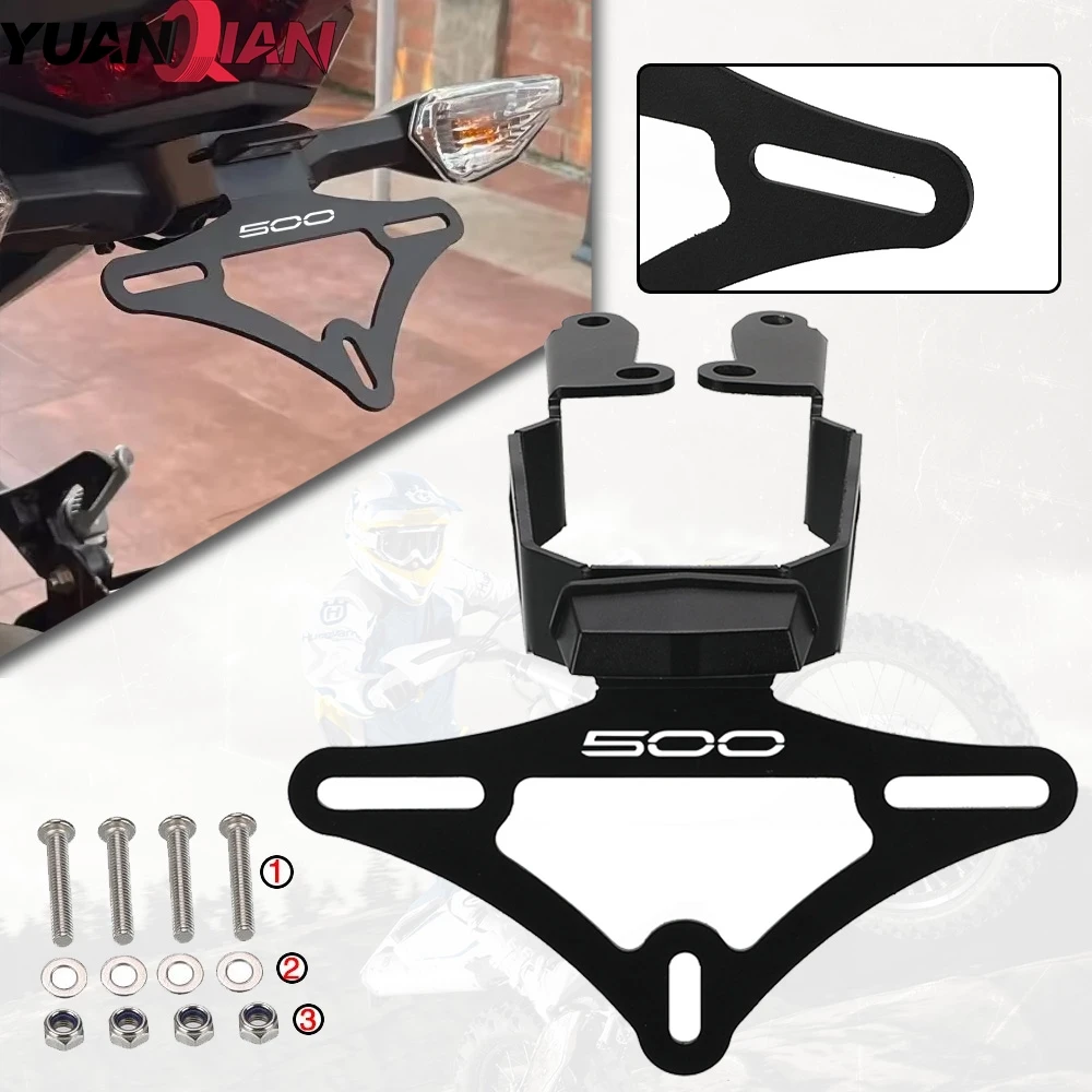 Motorcycle Parts For Kawasaki Z500 Ninja 500 Z 500 Ninja500 SE 2024 2025 2026 License Plate Holder Tail Tidy Fender Eliminator