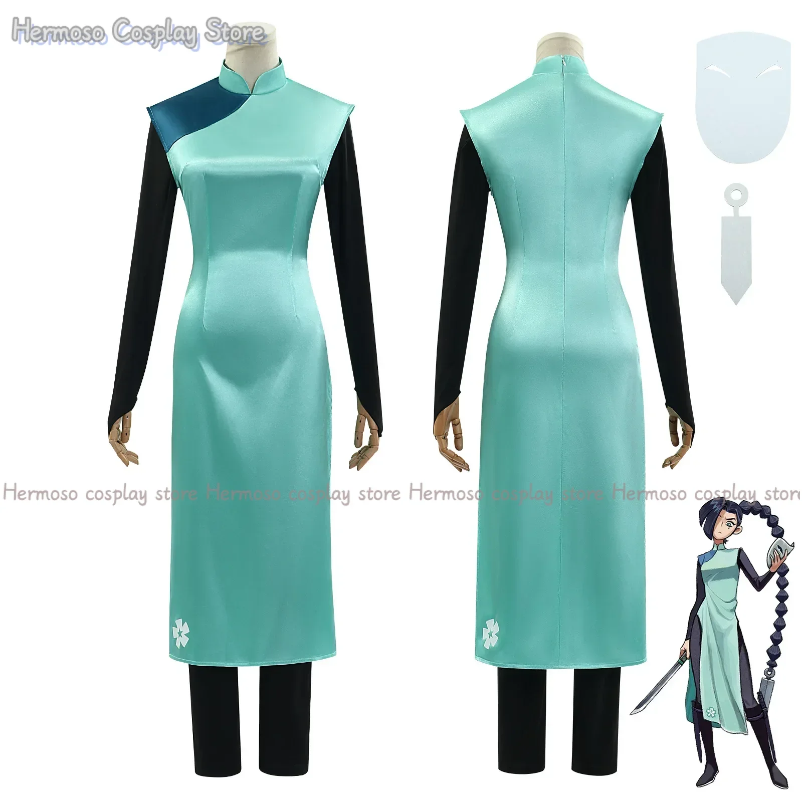 Thirteen Cosplay Game Scissor Seven Assassin Seven Thirteen Cosplay Costume Wig Anime Carnival Comic Con Animation Prop Girls