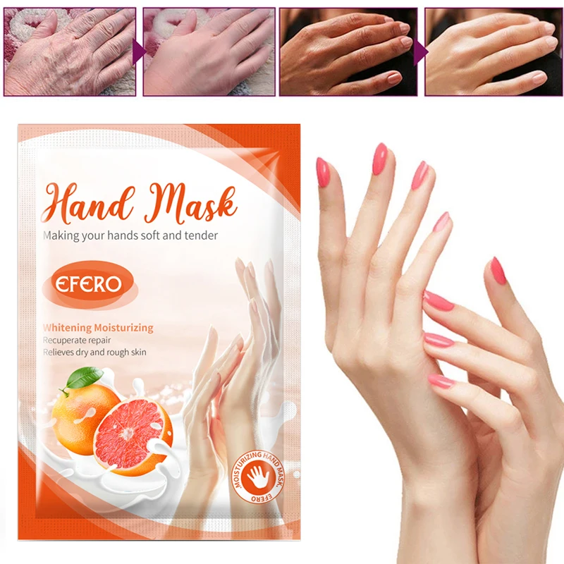 

4-10Packs Hand Mask Exfoliating Mask for Hands Care Peeling Anti-Aging Moisturizing Whitening Mask Cream for Hands SPA Gloves