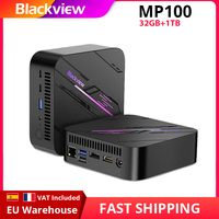 Blackview MP100 Large capacity Mini PC AMD R7 5700U Windows 11 8-Core 16-thread 32GB DDR4 1TB SSD WiFi 6 Mini Computer PC BT5.2