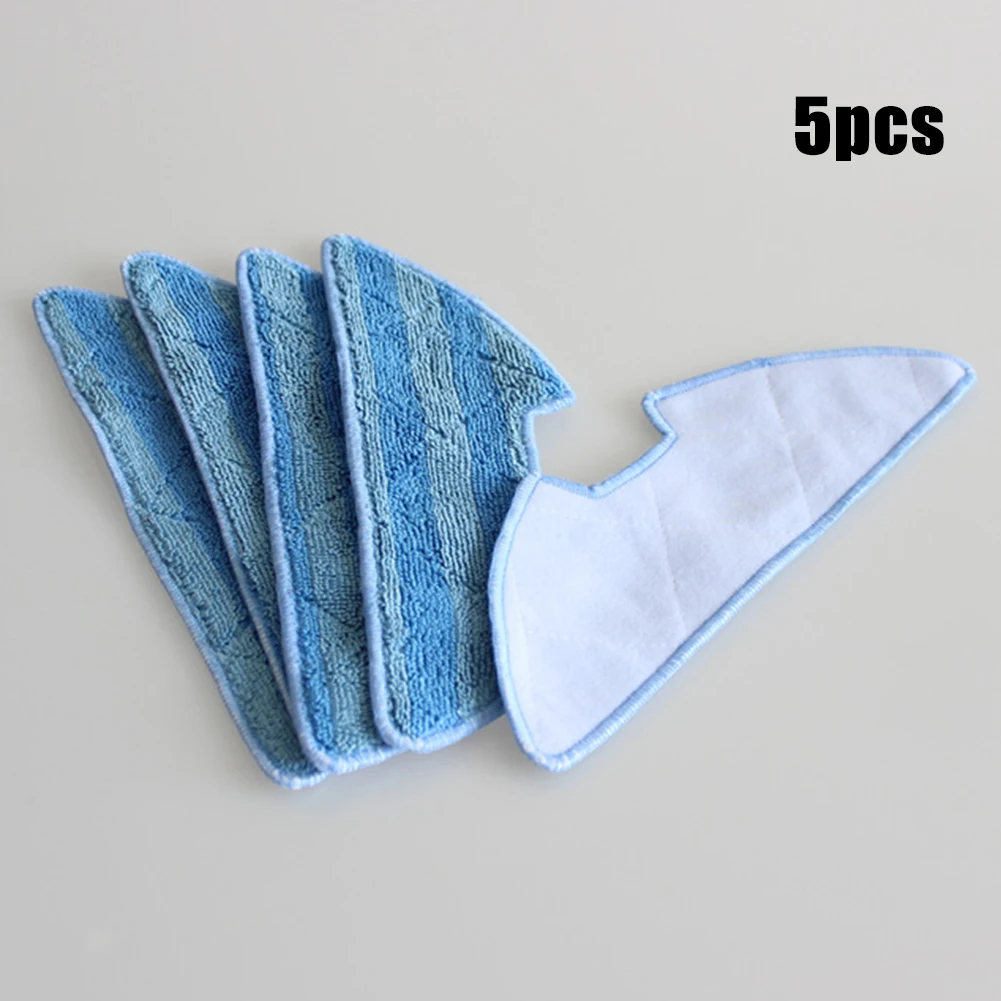 5 Piece Microfiber Mop Pads Designed to Fit For Blaupunkt For Bluebot For XPOWER+ Robotic Vacuum Cleaner Models