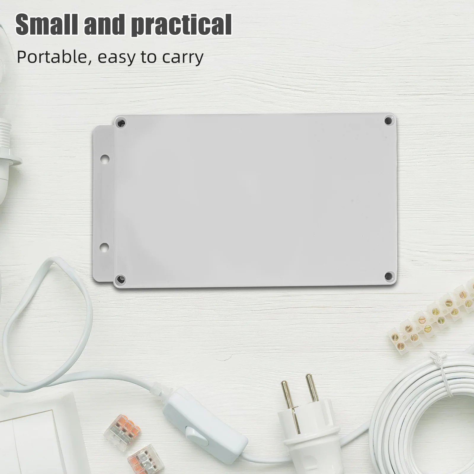 صندوق توصيل مقاوم للماء خارجي 9.5X4.8X3 بوصة Ip65 حاوية كهربائية بلاستيكية لأنظمة مراقبة الإضاءة بالأسلاك