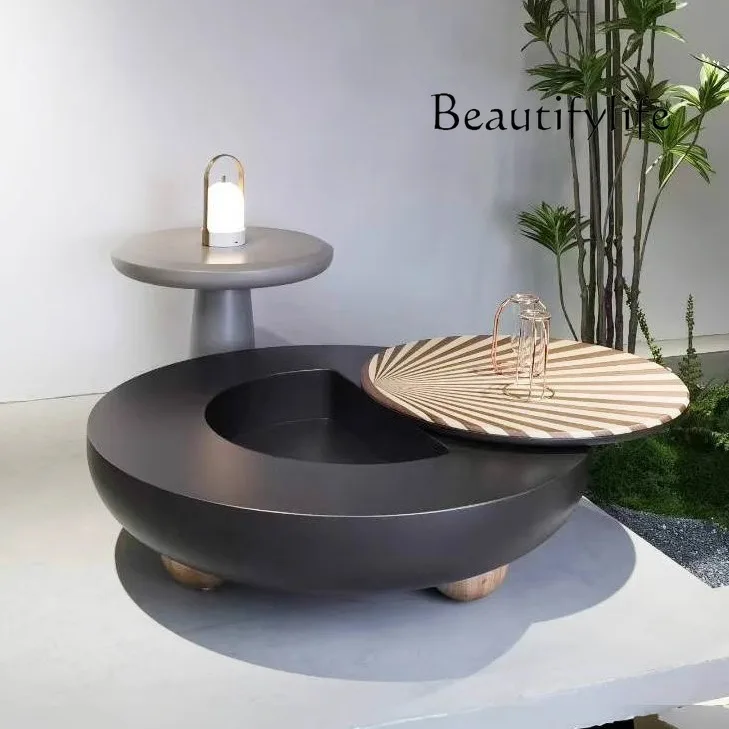 Italian minimalist coffee table combination modern simple living room home small apartment designer high sense