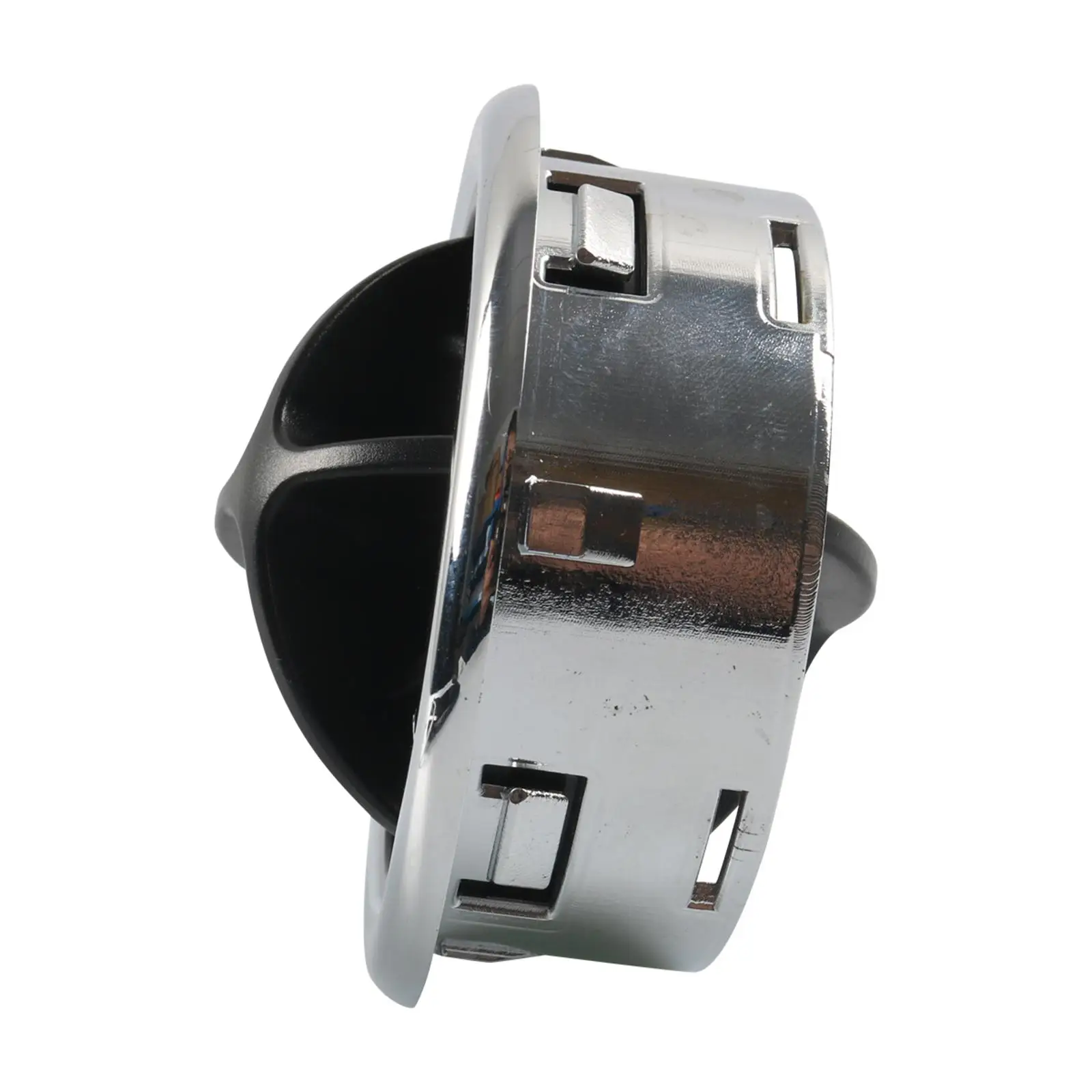 Air Conditioning Deflector Outlet Vent Dashboard Electroplate Knob Universal ABS Plastic for RV Bus Boat Yacht Cars