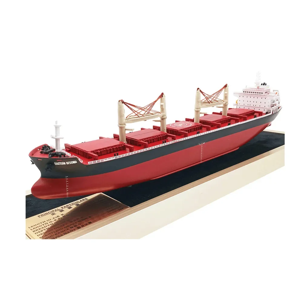 35cm Model cargo ship Customization Five-cabin Bulk Carrier Model Gift Cargo Ship Model Logo Customization