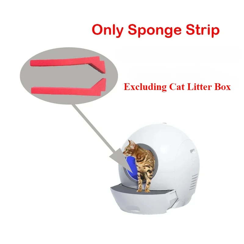 Automatic Cat Litter Box Sponge Strips Self Cleaning SandBox With App Control Cats Litter Drawer Tray 5L Toilet Cat Arenero Gato