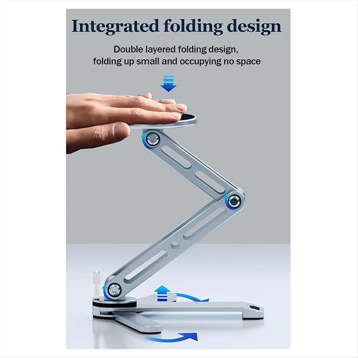 HowAA87 2-in-1 for Magsafe Phone Tablet Holder Stand Selfie Stick Lightweight Aluminum 360°Rotatable Foldable for Travel&Desktop