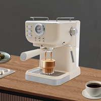1050W Thoughtful Espresso Machine with Milk Frother Compact Espresso Coffee Machine EU Standard 220-240V
