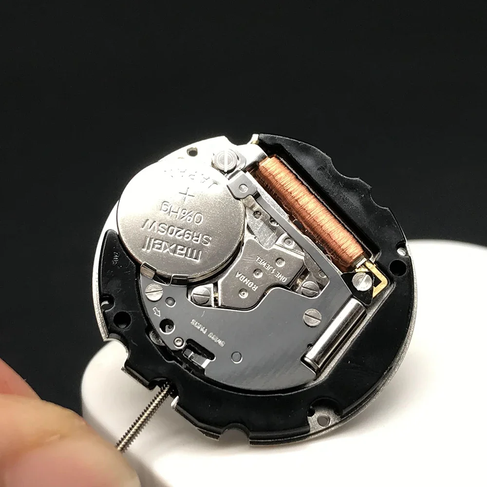 705 Movement Ronda 705 Movement with Date Display One Jewel Plus Battery Inside Original Standard Watch Movement 705-3