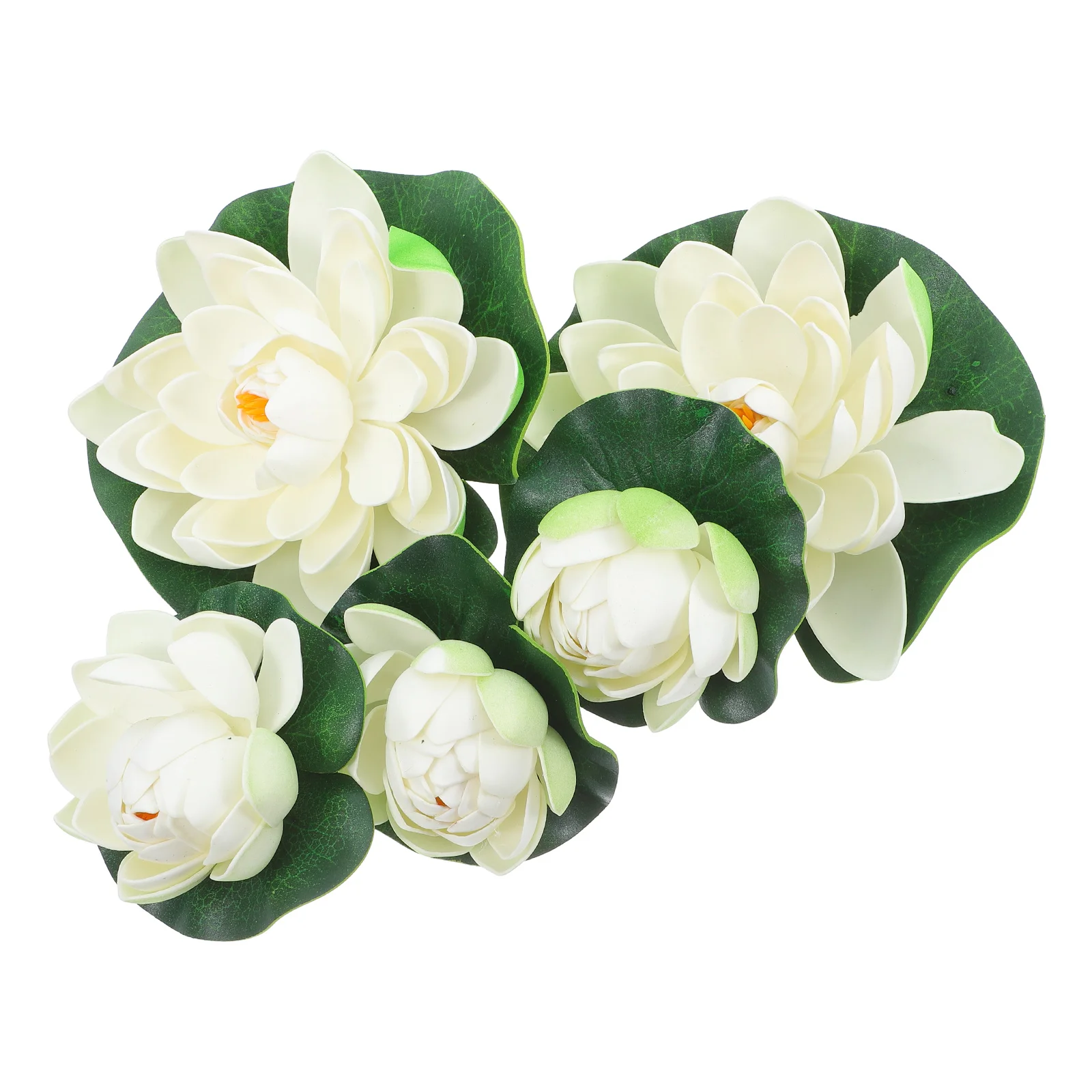 

Simulated Lotus Leaf Water Lily Artificial Flower for Floating Rubber Pond Plants