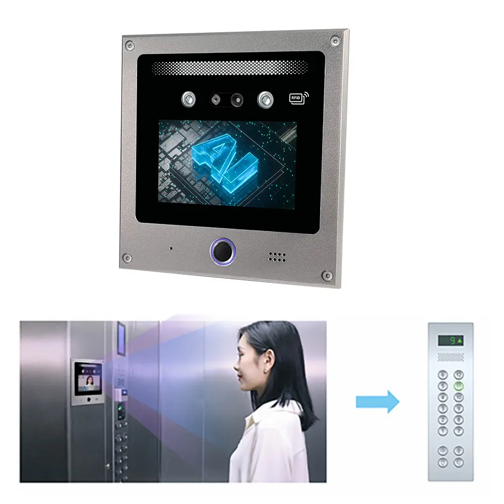 

Qr Code Biometric Access Control System Elevator Rfid Access Control System