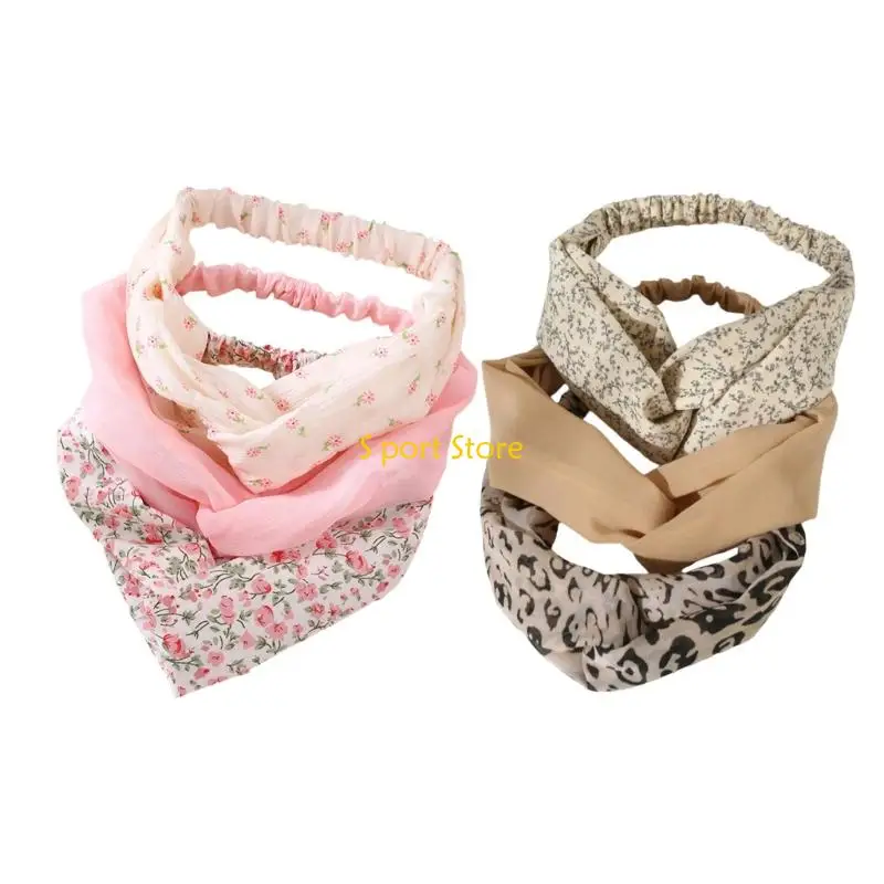 

U2JB 3Pcs/pack Athletic Performances Headbands Odor Resistant Fabric Nonslip Hair Wrap for Indoor Outdoor Sports