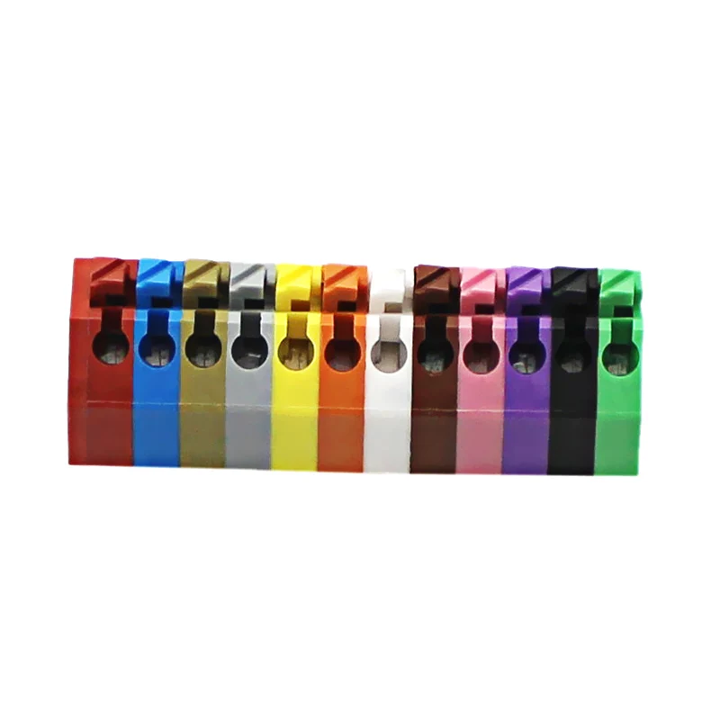 100PCS 2P colourful 3.5mm spacing PCB connection terminal Blocks DG250 kf250  Screwless terminals 250A/250B