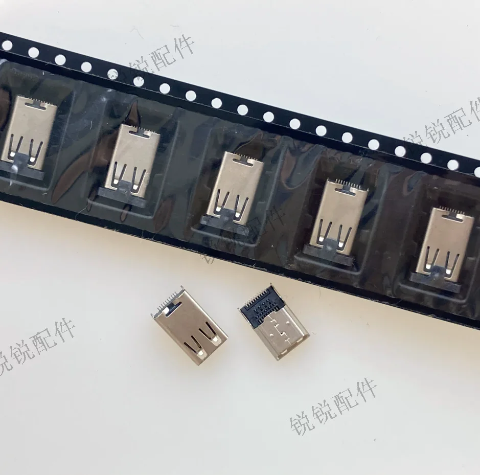 For ACON MICRO HDMI TYPE D female seat 19P oblique MINI D type high definition interface seat