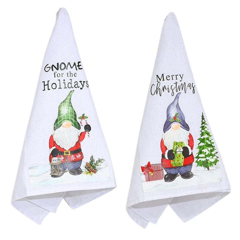 

Christmas Hand Towel Xmas Hat Gnome Children Kids Adults Gift A0KC