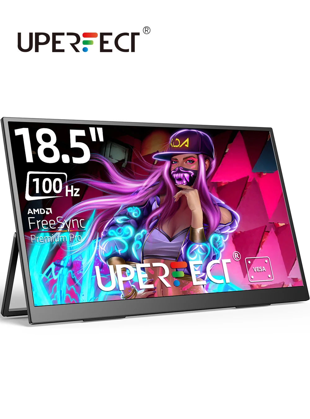 UPERFECT 5,5-дюймовый портативный монитор 18,5 Гц FHD IPS, большой USB C HDMI HDR, удлинитель экрана для ноутбука Mac PC Phone Travel Xbox PS4/5