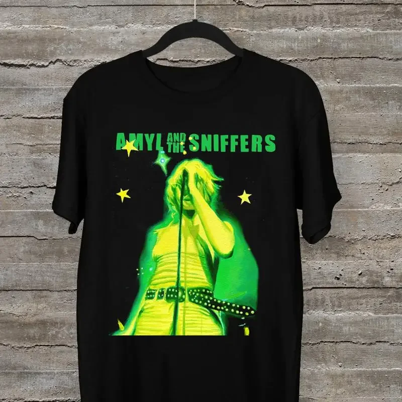 New Amyl And The Sniffers Band Black All Size T Shirt