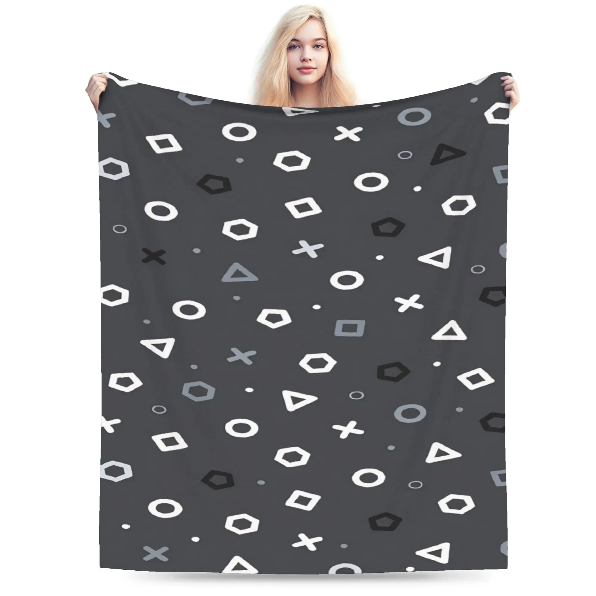 Super Warm Blanket Kids Adult Travel The Evolution of Video Game Throw Blanket  For Couch Chair Aesthetic Sofa Bed Cover