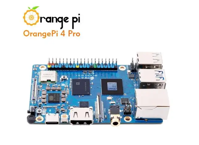 ForOrangePi 4 Pro development board, Quanzhi A733 eight core SoC LPDDR5 3TOPS computing power