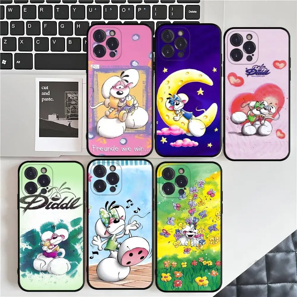 حافظة هاتف كارتون D-Diddl من السيليكون الناعم لهاتف آيفون 17 16 15 14 13 12 11 Pro Mini XS MAX Plus X #1