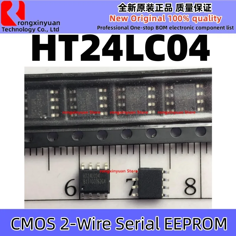 HT24LC02 24LC02 HT24LC04 24LC04 HT24LC08 24LC08 HT24LC16 24LC16 SOP-8 CMOS 2-Wire المسلسل EEPROM الأصلي الجديد 100% جودة