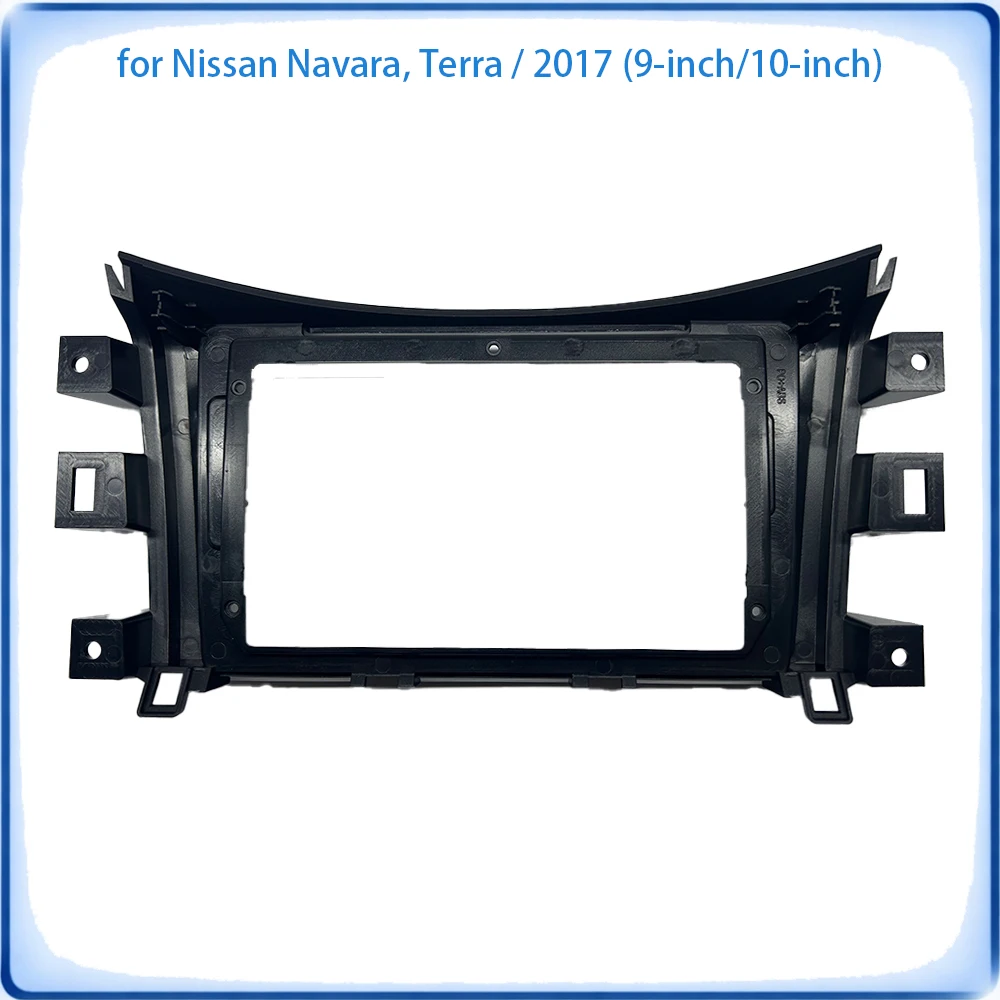 Car Radio Fascia Frame For Nissan Navara & Terra 2017 9&10 inch With Canbus Decoder & Wiring Harness Car Accessories Plug & Play view 2