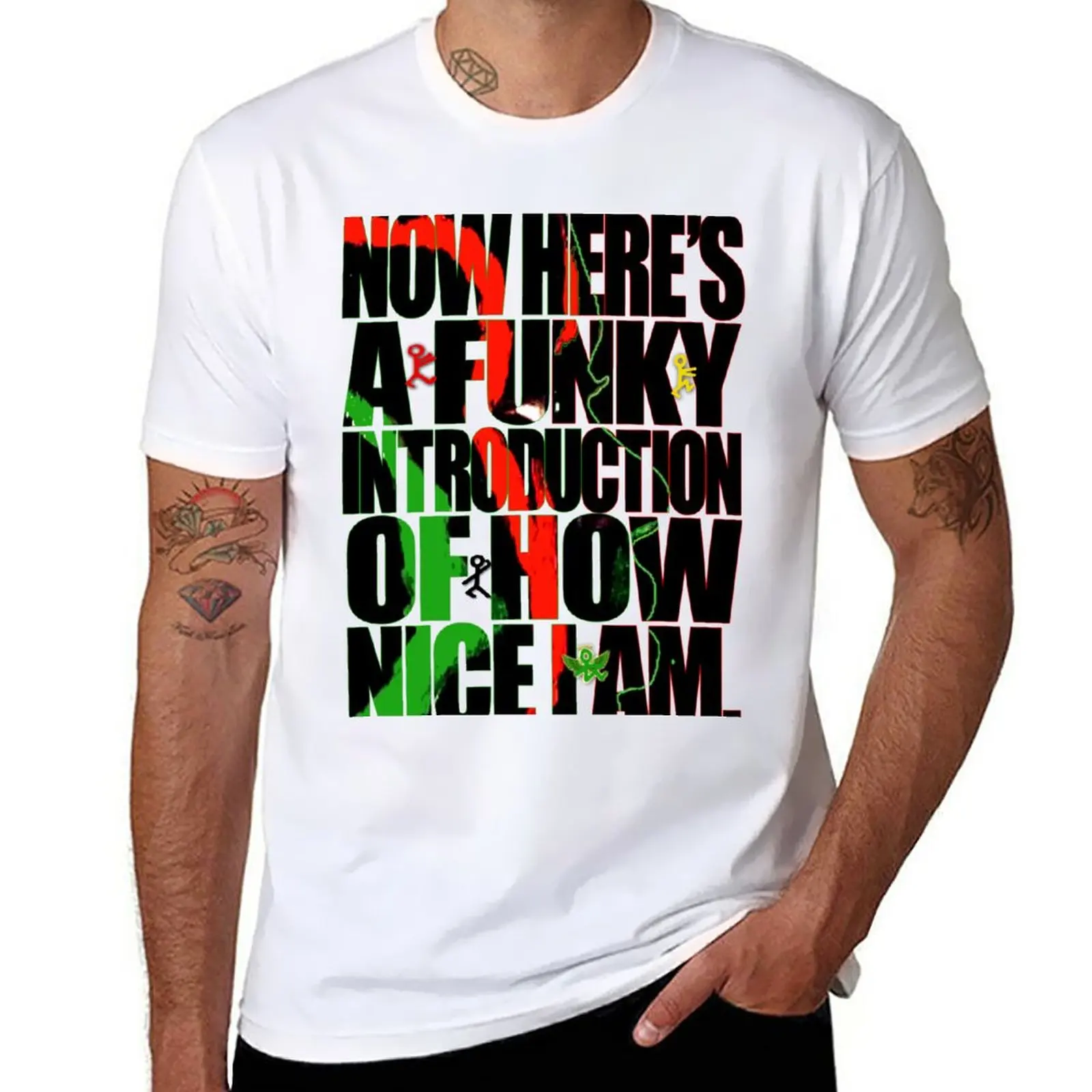 New A Funky Introduction T-Shirt oversized t shirts Tee shirt plain t shirts men