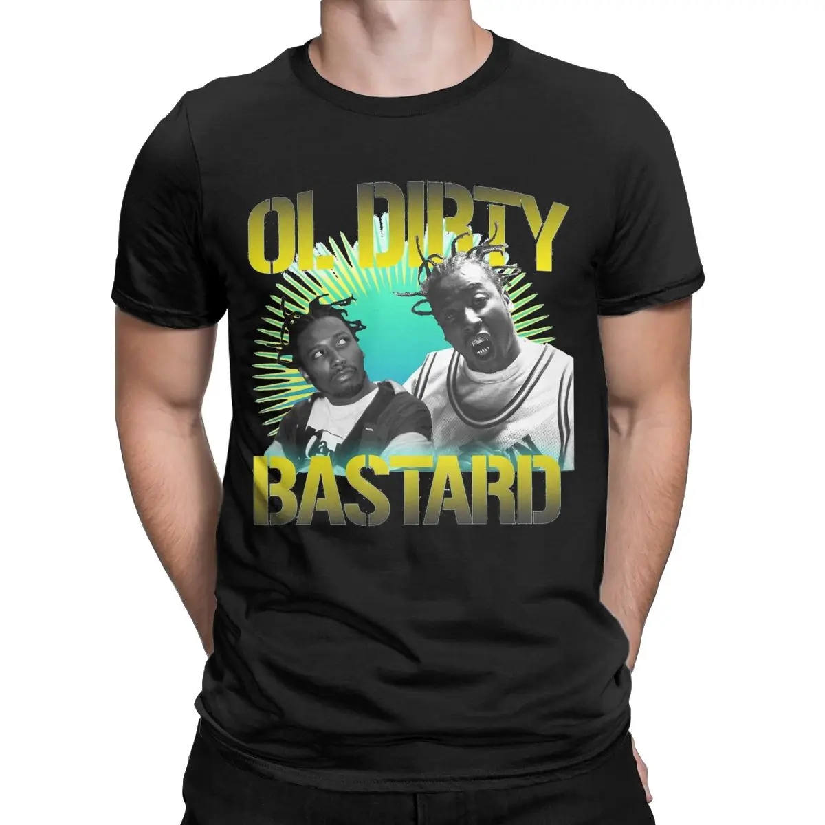 ODB Ol Dirty Bastard Vintage 90s Hip-Hop Style Shirt Apparel for Men Women Cotton Humor Tee Shirt Short Sleeve Clothing Original