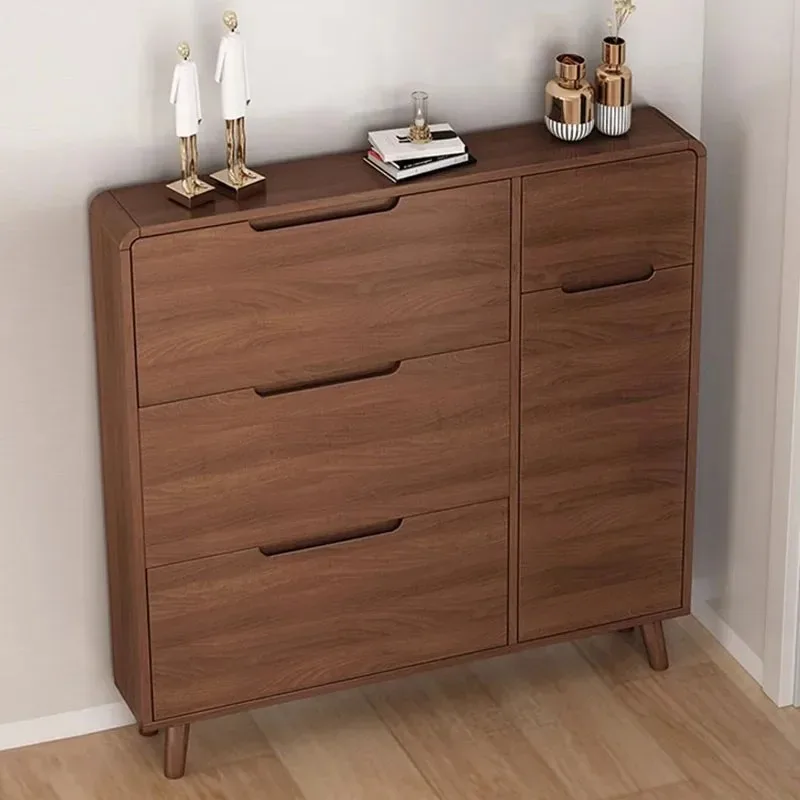 Decoration Save Space Shoe Cabinet Balcony Closets Simple Folding Shoe Cabinets Mobile Nordic Sapateira Ornaments Home Decor