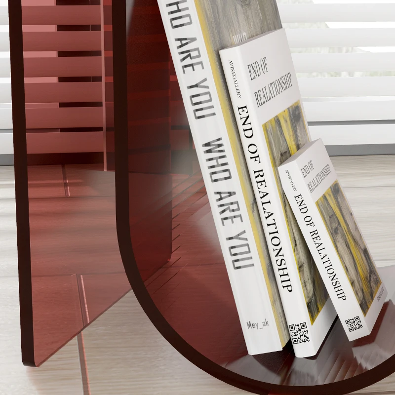 Acrylic Side Table Living Room Sofa Coffee Table Small Household Simple Bedside Table Leisure Balcony Round Table Corner Table